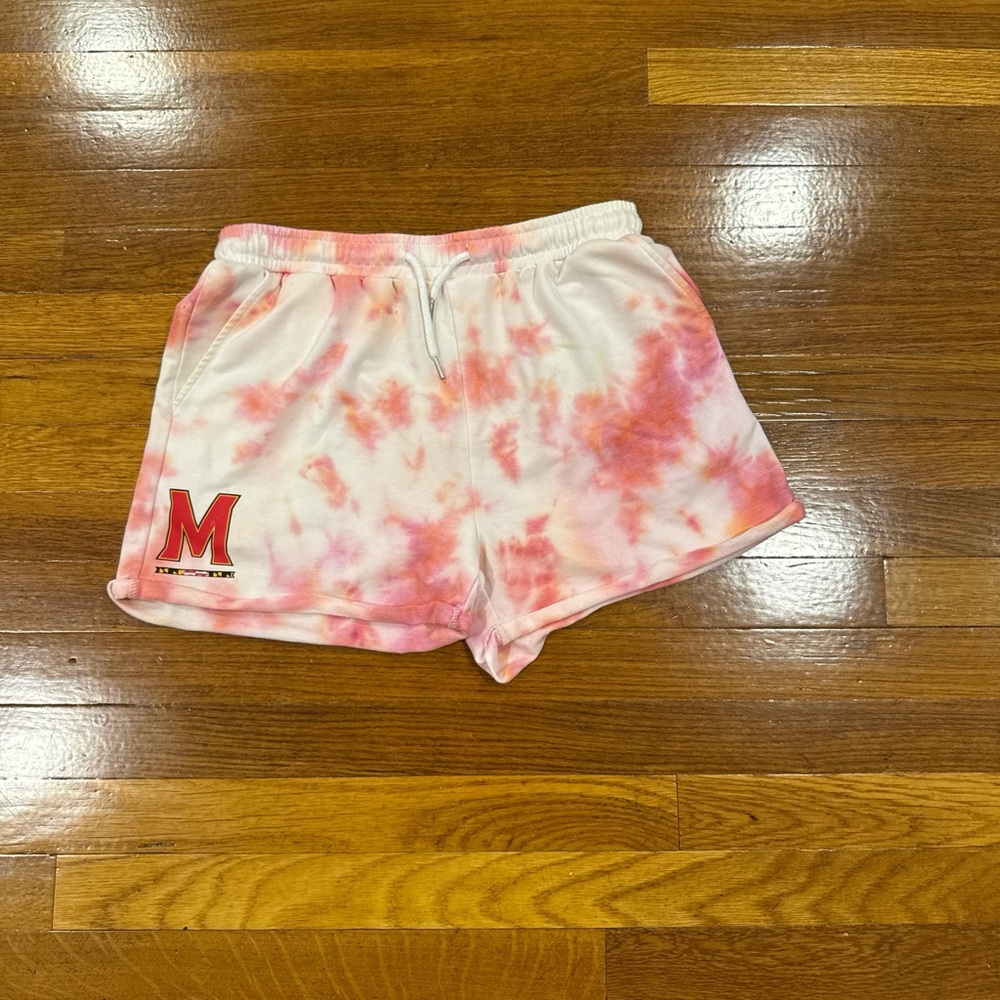 Tie Dye sweatshorts University of Maryland